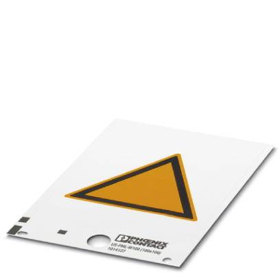 Phoenix Contact 1014127 Warnschild Folie selbstklebend 100 mm DIN 61010-1 10 St.