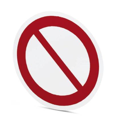 Verbotsschild Hygiene und Abstand Folie selbstklebend (Ø) 50mm DIN 61010-1 10St.