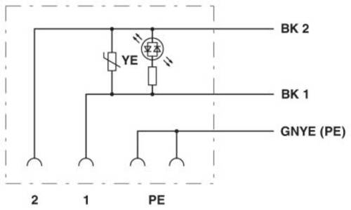 Ventilstecker mit angespritzter Leitung 1400648 Schwarz SAC-3P-5,0-PUR/A-1L-V 230V 1400648 Phoenix Contact Inhalt: 1 St.