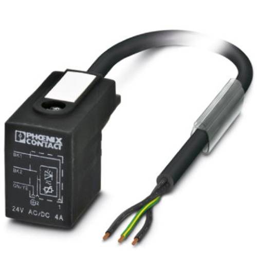 Ventilstecker mit angespritzter Leitung 1443200 Schwarz SAC-3P- 5,0-PUR/BI-1L-V 1443200 Phoenix Contact Inhalt: 1 St.
