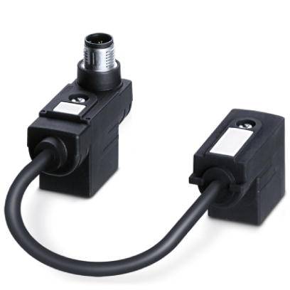 Magnetischer Näherungsschalter mit Kabel, geeignet für industrielle Anwendungen zur Erkennung von Positionen oder Bewegungen.