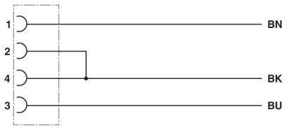 Phoenix Contact 1694208 Sensor-/Aktor-Anschlussleitung 10.00m Polzahl Sensoren: 3 1St.