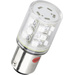 Barthelme 52190212 LED-Lampe Gelb BA15d 24 V/DC, 24 V/AC 18lm
