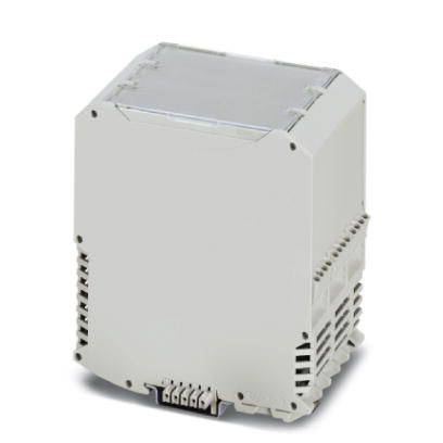 Ein modulares Elektronikgehäuse mit Lüftungsschlitzen, geeignet für den Schutz von elektronischen Schaltungen und Komponenten.