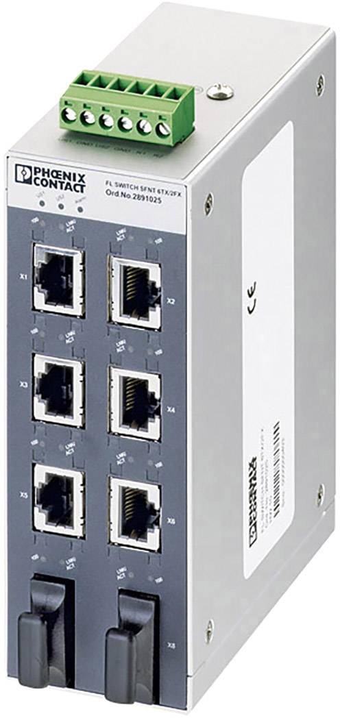 Phoenix Contact FL SWITCH SFNT 6TX/2FX-C Industrial Ethernet Switch