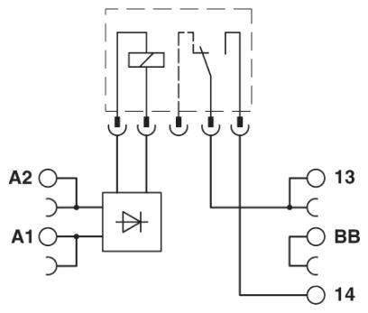Phoenix Contact PLC-BPT- 24DC/ 1/ACT Relaissockel 10 St.
