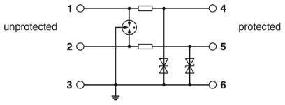 Phoenix Contact 2906805 TTC-6-2X1-24DC-PT Überspannungsschutz-Ableiter 1St.