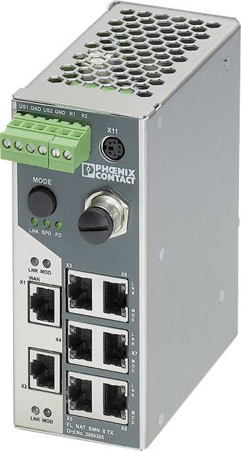 Phoenix Contact FL NAT SMN 8TX Industrial Ethernet Switch