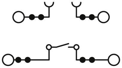 Diagramm zeigt Glykanstruktur mit vier Variationen von verketteten Kreisen und Linien, die Bindungen und Verzweigungen darstellen.