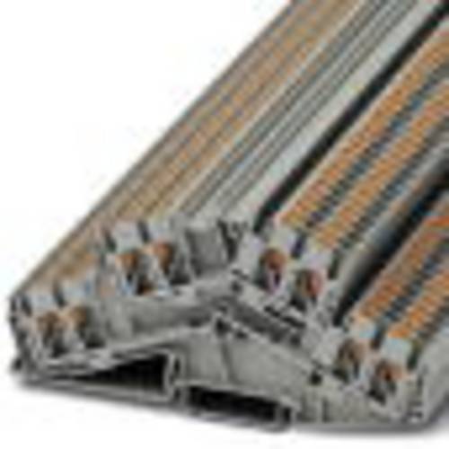 Phoenix Contact 3210609 Doppelstockklemme 5.2 mm Zugfeder Grau 50 St.