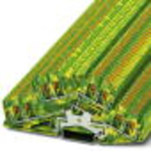 Phoenix Contact 3210611 Doppelstockklemme 5.2 mm Push-Lock-Federanschluss Grün, Gelb 50 St.