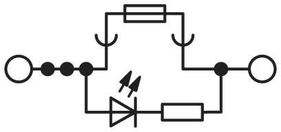Phoenix Contact 3212172 Sicherungsdurchführungsklemme 8.2 mm Push-Lock-Federanschluss Schwarz 50 St