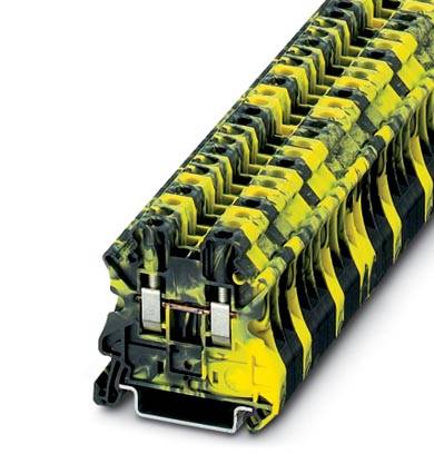 Phoenix Contact 3245121 Durchgangsreihenklemme 5.2mm Schrauben Schwarz, Gelb 50St.