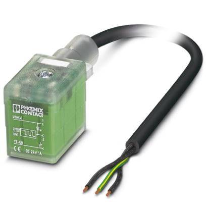 Ventilstecker mit angespritzter Leitung 1401294 Schwarz SAC-3P- 1,5-PUR/B-1L-R-ES 1401294 Phoenix Contact Inhalt: 1 St.