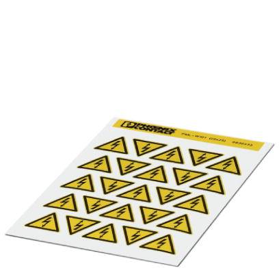 Phoenix Contact 0830433 Warnschild Achtung Folie selbstklebend 25mm DIN 61010-1 5St.