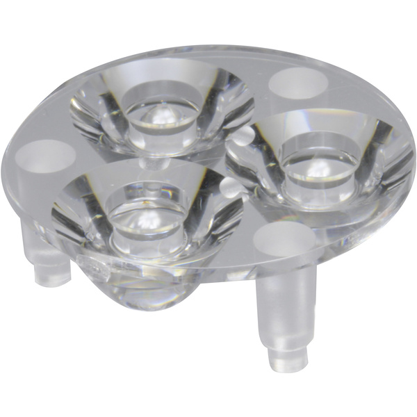 Carclo 10507 Optique LED transparent transparent 15.1 ° Nombre de LED (max.): 3 Pour LED: Luxeon® Rebel ou Seoul Semiconductor® Z5