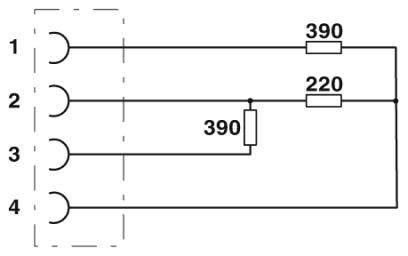 Phoenix Contact 1403911 Sensor-/Aktor-Steckverbinder, Zubehör M12 Abschlusswiderstand, Buchse Polzahl Sensoren: 5 5 St.
