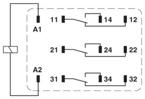 Phoenix Contact REL-PR3- 24AC/3X21 Industrierelais 1 St.