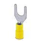 Phoenix Contact 3240045 Gabelkabelschuh 4mm² 6mm² Loch-Ø=8.50mm Teilisoliert Gelb 25St.
