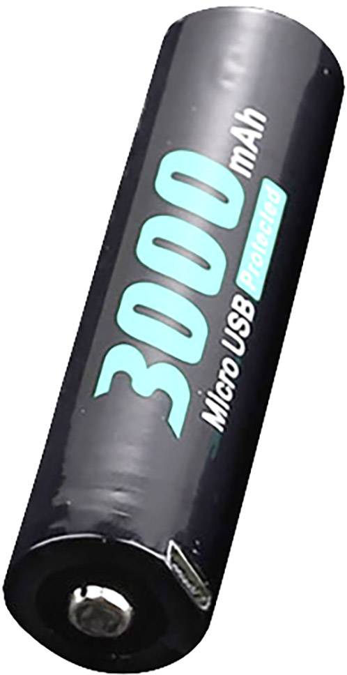 Soshine 18650USB-3.7-3000 USB-Micro-B Akku 18650 Li-Ion 3.6V 3000 mAh 1St.