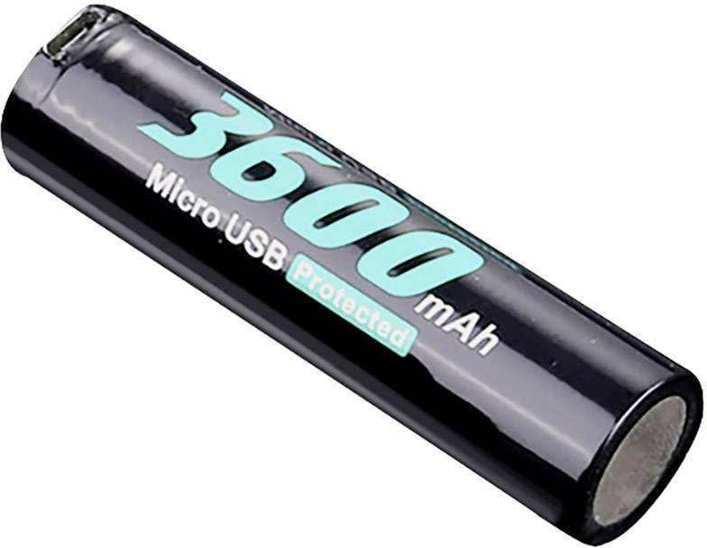 Soshine 18650USB-3.7-3600 USB-Micro-B Akku 18650 Li-Ion 3.6V 3600 mAh