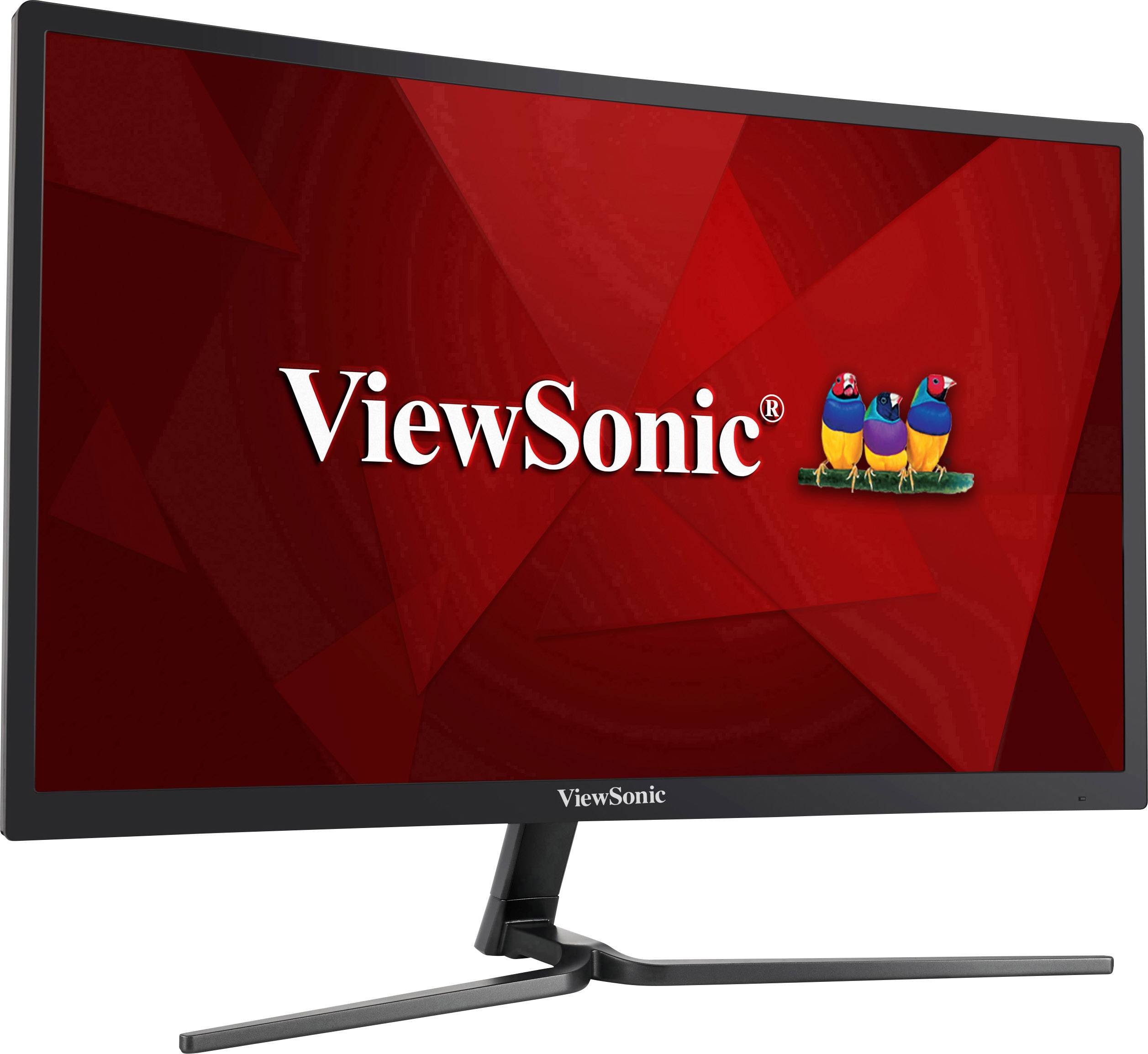 Viewsonic VX2458-C-MHD LCD-Monitor EEK F (A - G) 61 cm (24 Zoll) 1920 x 1080 Pixel 16:9 1 ms HDMI®, DisplayPort, DVI, Kopfhörer (3.5 mm Klinke) VA