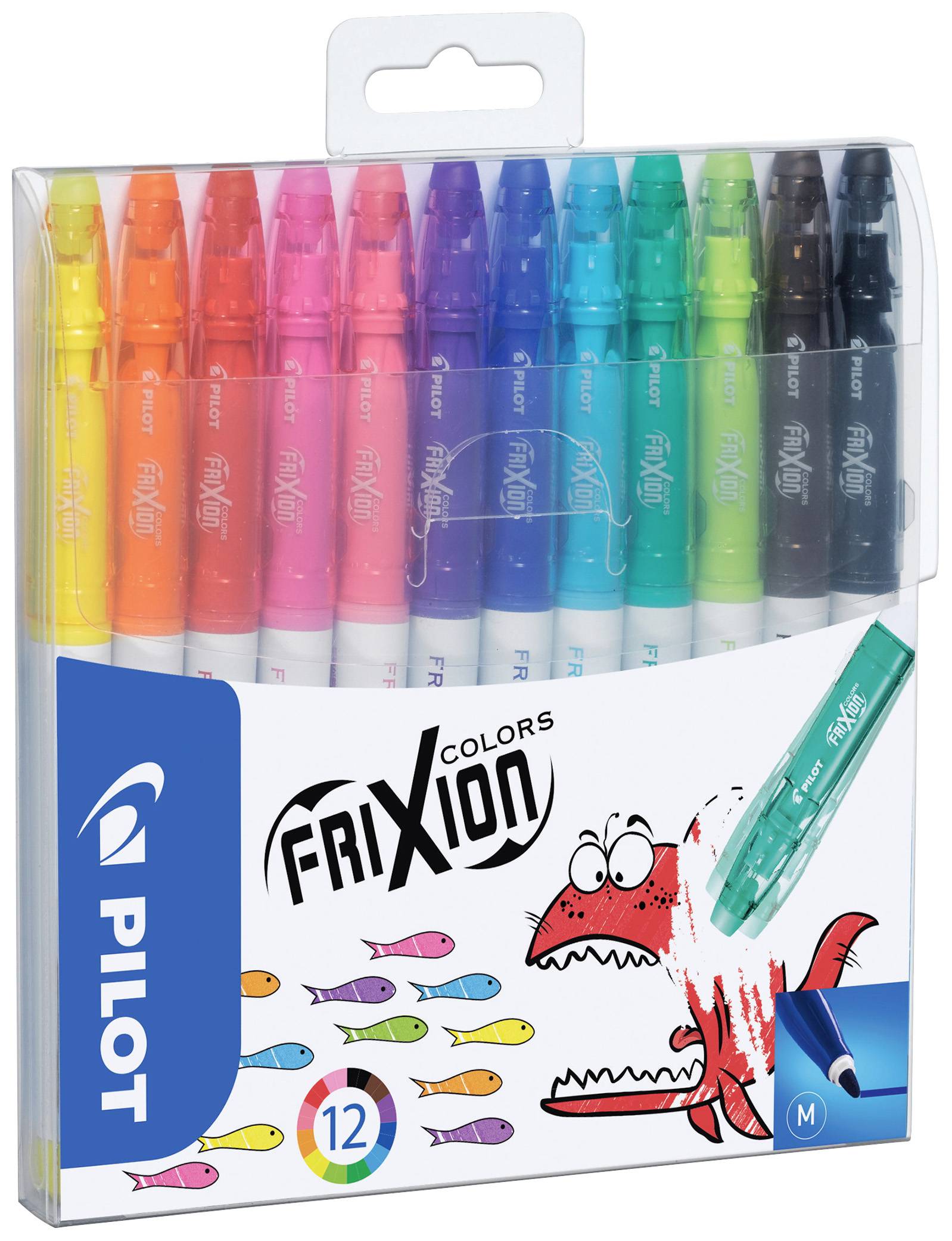 Pilot Fasermaler FriXion Colors Set 4144S12 Verschiedenfarbig sortiert 0.4 mm 12 St.