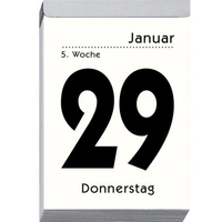 Tagesabreißkalender im Hochformat 10x14,5cm Kalendarium 2021 Tagesabreißkalender im Hochformat 10x14,5cm Kalendarium 2021