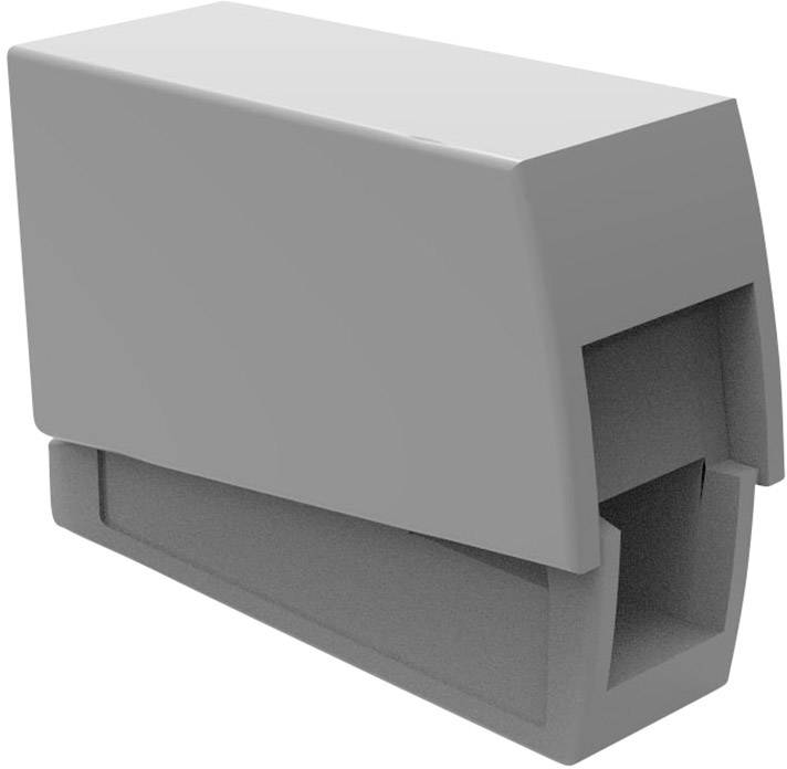 Degson DG222-8.0-01P-11-00A(H) Leuchtenklemme flexibel: 0.20-2.5mm² starr: 0.20-2.5mm² Polzahl: 1 Grau