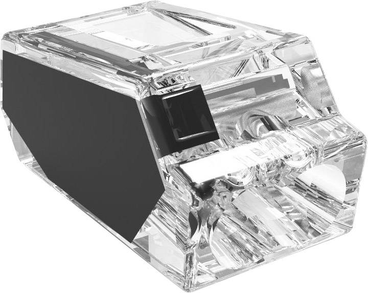 Degson DG228-3.5-02P-1Y-00A(H) Dosenklemme flexibel: - starr: 0.50-2.5mm² Polzahl: 2 Transparent