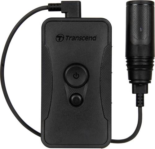 Transcend DrivePro Body 60 Bodycam Full-HD, Interner Speicher, Spritzwassergeschützt, Staubgeschüt