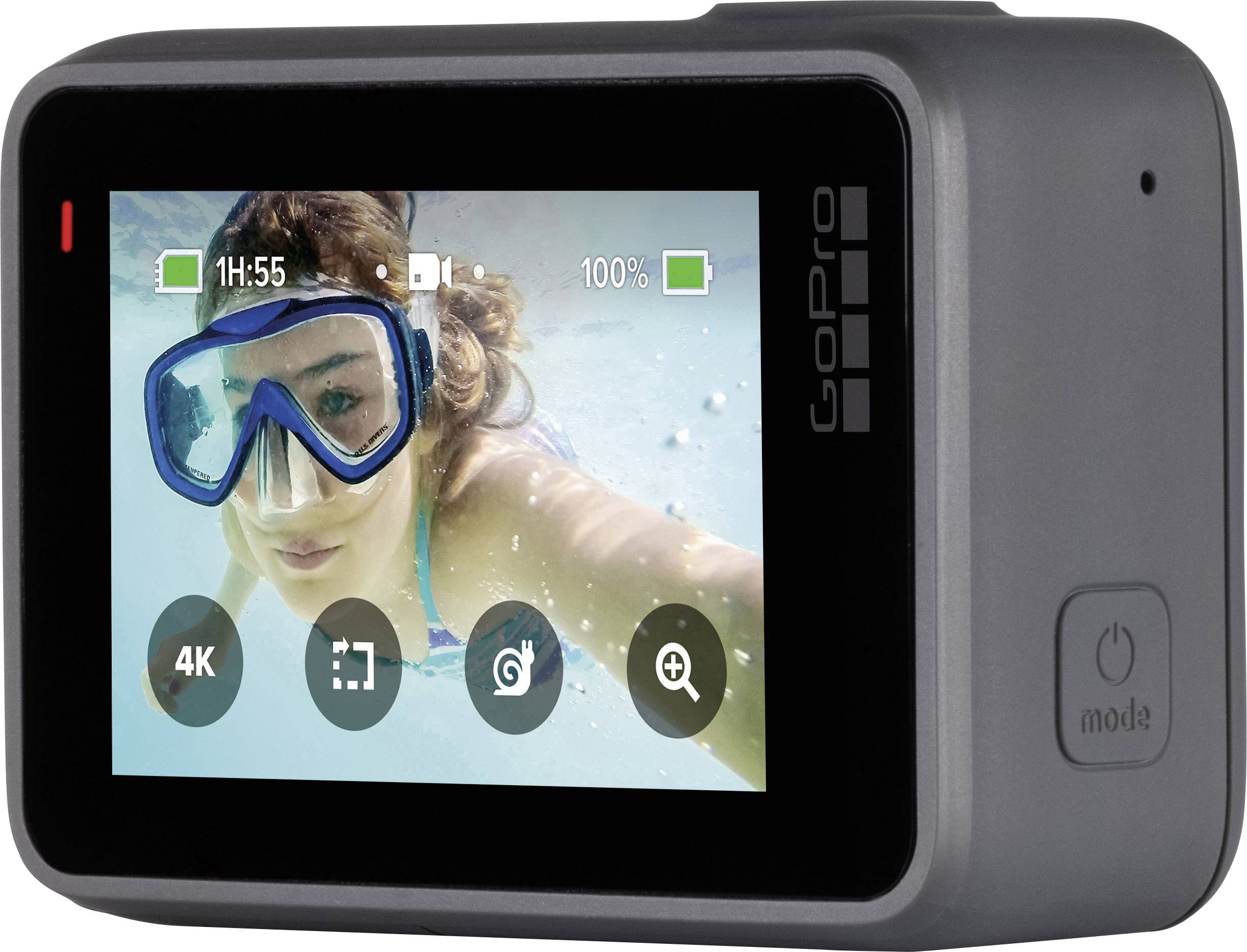 GoPro HERO 7 Silver Action Cam 4K, GPS, Touch-Screen, Wasserfest