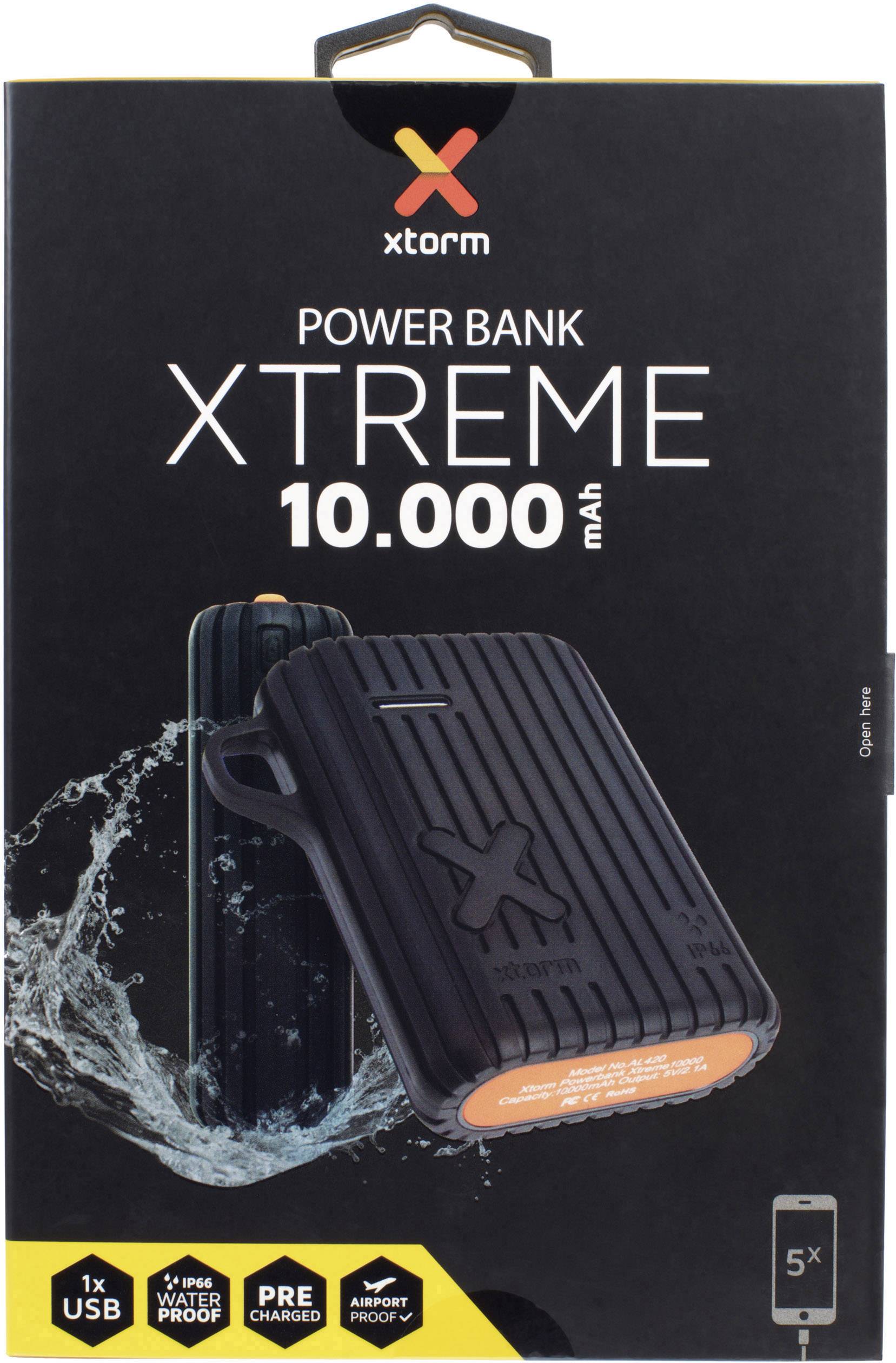 Xtorm by A-Solar Xtreme Outdoor Powerbank (Zusatzakku) Li-Ion 10000 mAh AL420