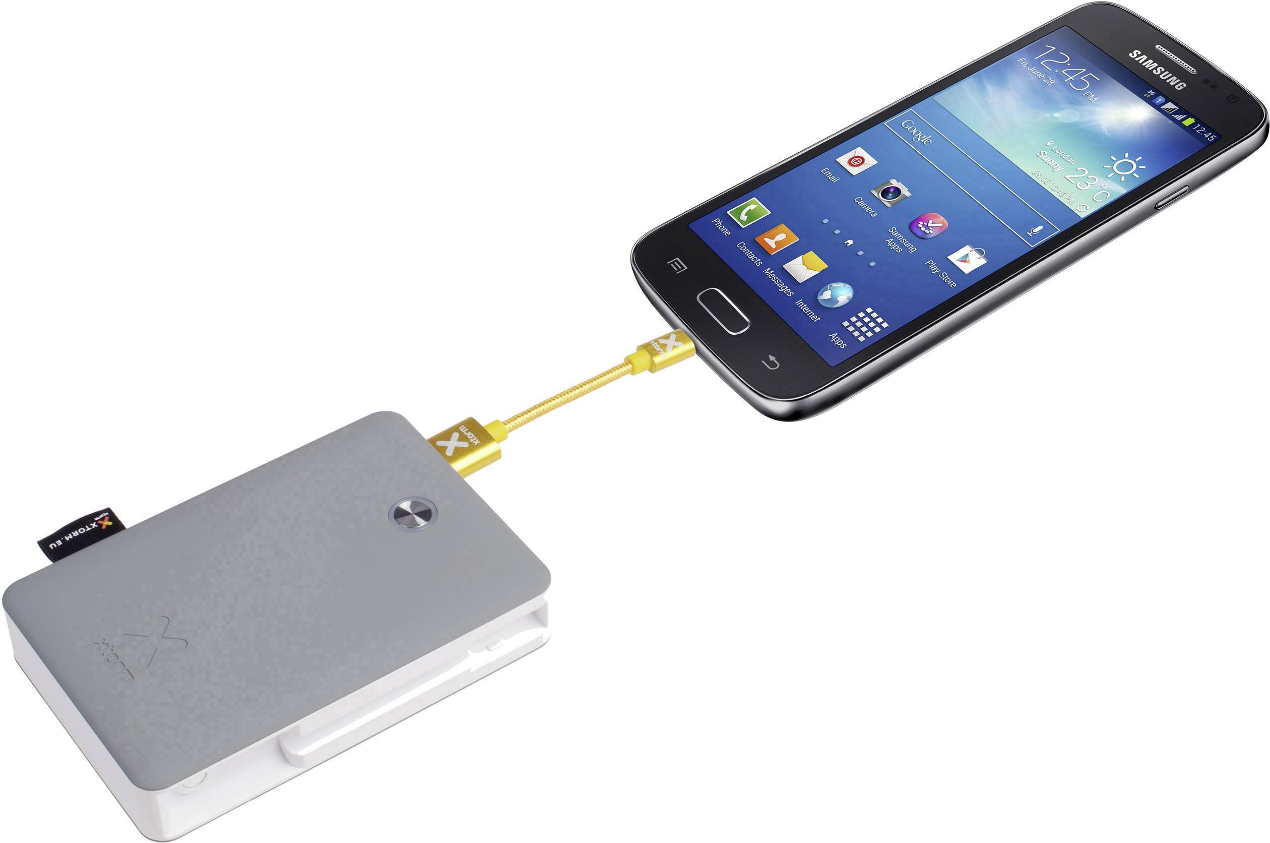 Xtorm by A-Solar Explore Micro-USB Powerbank 9000 mAh Quick Charge 3.0 Li-Ion Grau, Weiß Statusanze