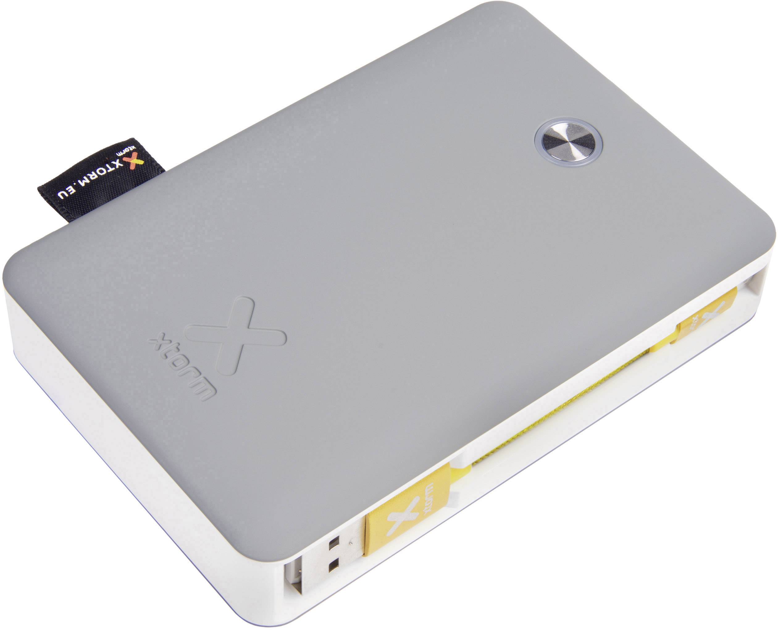 Xtorm by A-Solar Explore Micro-USB Powerbank 9000 mAh Quick Charge 3.0 Li-Ion Grau, Weiß Statusanze