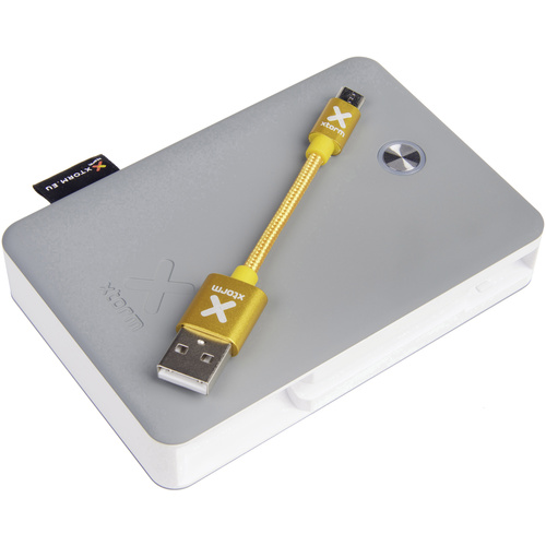 Xtorm by A-Solar Explore Micro-USB Powerbank 9000 mAh Quick Charge 3.0 Li-Ion Grau, Weiß Statusanzeige