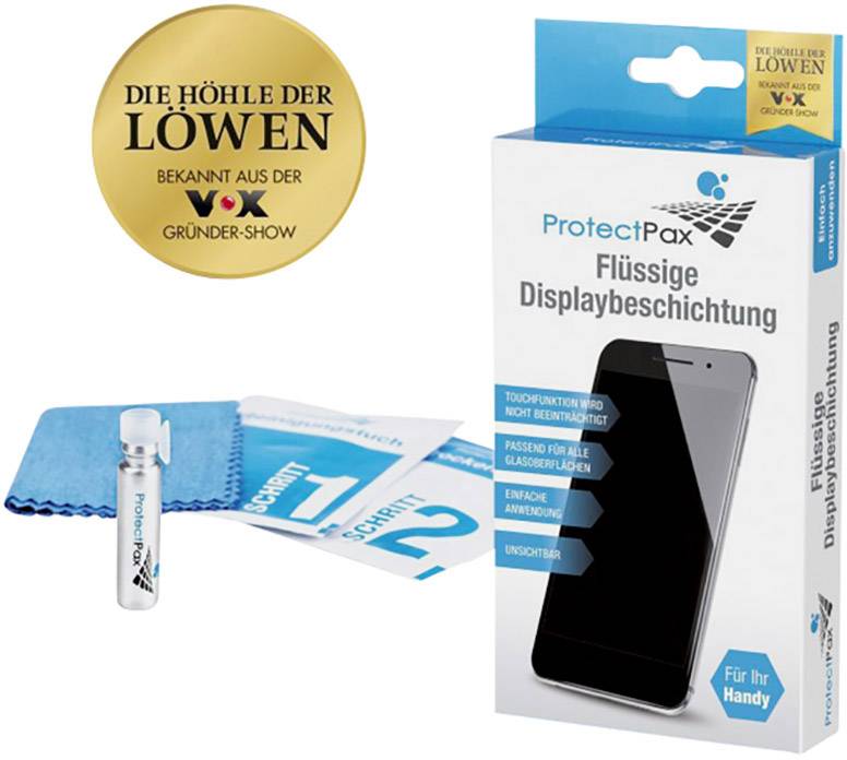 ProtectPax Flüssige Displaybeschichtung 04286 Nano Versiegelung Passend für (Handy): Universal 1 St.