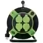 REV 0010215412 Kabeltrommel 25.00m Schwarz Schutzkontakt-Stecker REV 0010215412 Kabeltrommel 25.00m Schwarz Schutzkontakt-Stecker