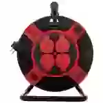 REV 0010305612 Kabeltrommel 25.00m Schwarz Schutzkontakt-Stecker REV 0010305612 Kabeltrommel 25.00m Schwarz Schutzkontakt-Stecker