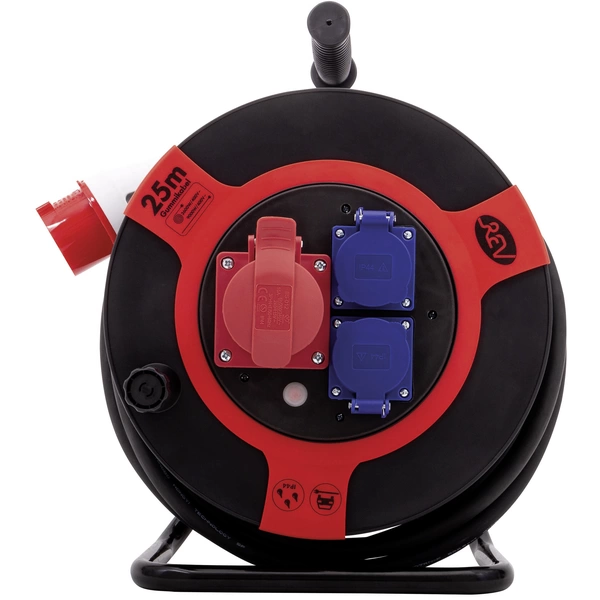 REV 0010315612 Kabeltrommel 25.00m Schwarz CEE-Stecker 16A 5polig REV 0010315612 Kabeltrommel 25.00m Schwarz CEE-Stecker 16A 5polig