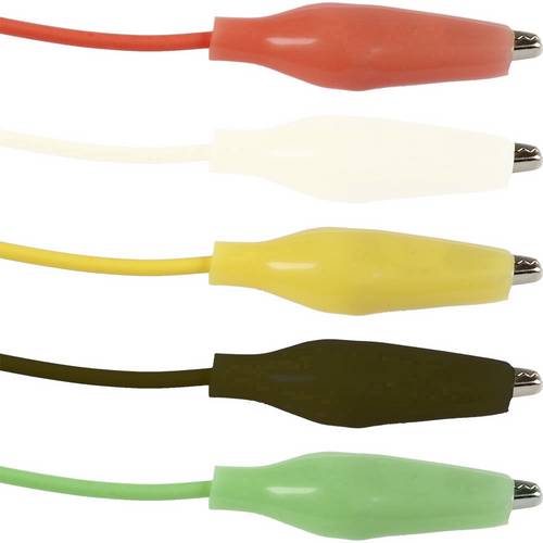 Joy-it COM-KROKO-50 Schnellverbindungs-Krokodilklemmen Passend für (Einplatinen-Computer) Arduino