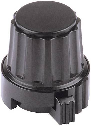 Mentor 4332.6031 4332.6031 Feststellknopf mit Knopfmarkierung Schwarz (Ø x H) 17 mm x 22.5 mm 1 St.