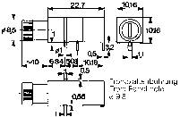 Mentor 1906.1031 1906.1031 Sicherungshalter Passend für (Sicherungen) Feinsicherung 5 x 20mm 6.3A 1St.
