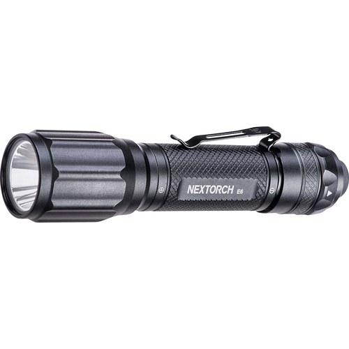 Nextorch E6 LED Taschenlampe mit Gürtelclip, mit Handschlaufe, mit USB-Schnittstelle, verstellbar a