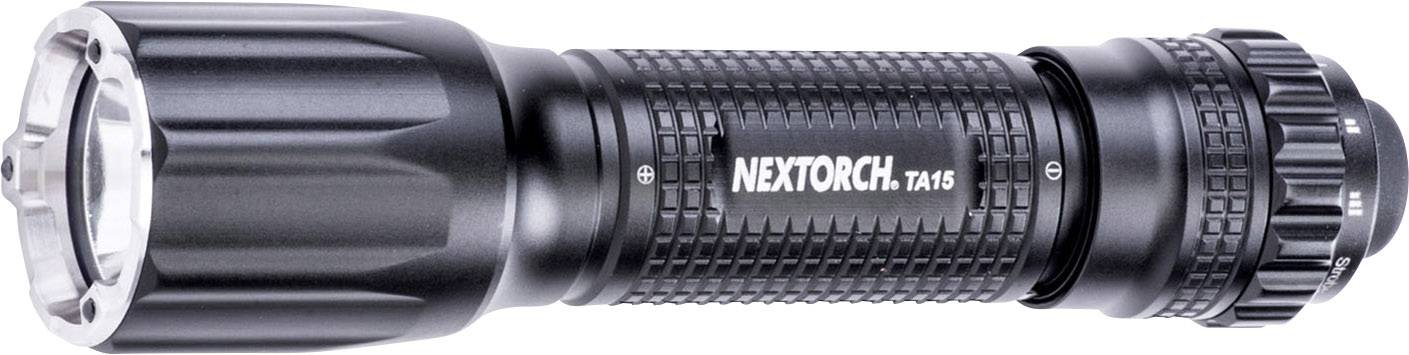 Nextorch TA15 LED Taschenlampe mit USB-Schnittstelle, verstellbar akkubetrieben, batteriebetrieben 600 lm 2.25 h