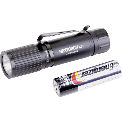 Nextorch K21 LED Mini-Taschenlampe mit Gürtelclip, verstellbar batteriebetrieben 160 lm 14 h 35 g