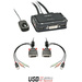 LINDY DVI KVM Switch 2 Port USB Audio 2 Port KVM-Umschalter