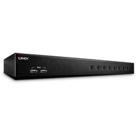 LINDY KVM Switch Pro USB Audio DVI-I 8 KVM-Umschalter LINDY KVM Switch Pro USB Audio DVI-I 8 KVM-Umschalter