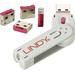 LINDY Verrouillage de port USB USB-Lock + Key jeu de 4 rose avec 1 clé 40450