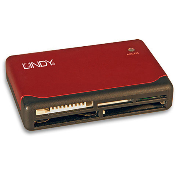 LINDY LINDY USB 2.0 Multi-Card Reader Rot